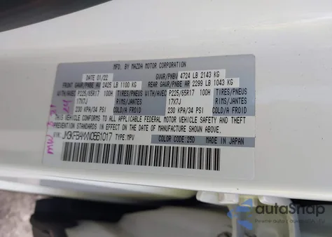 2022 Mazda Cx-5 2.5 S from USA, damaged, VIN JM3KFBAMXN0561017